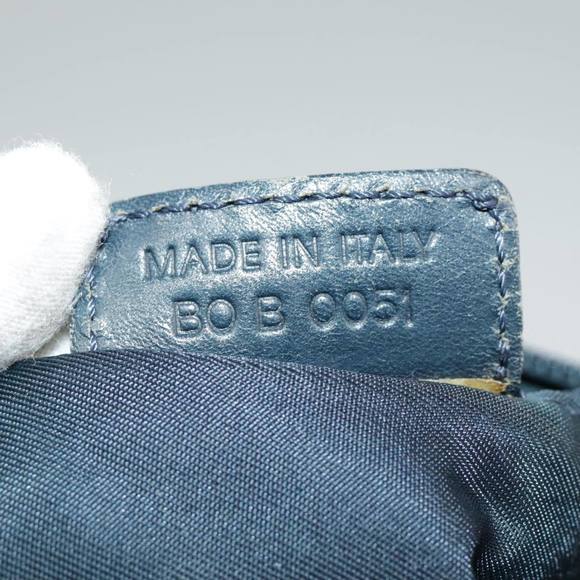 Christian Dior Trotter Canvas Shoulder Bag Navy Silver Auth bs19758 - Picture 12 of 16